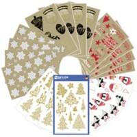 AVERY Zweckform Weihnachten Sticker Mehrfarbig 130 x 183 mm 216 Stück