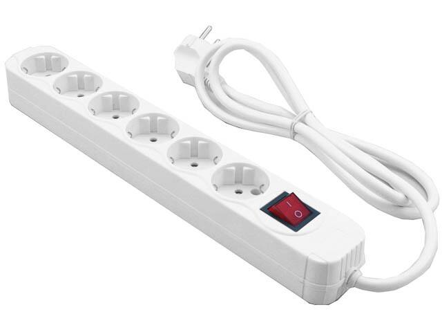 MediaRange Steckdosenleiste MRCS206