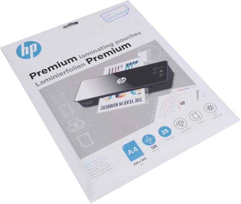 HP Laminierfolien A4 125 Mikron (2 x 125) Transparent