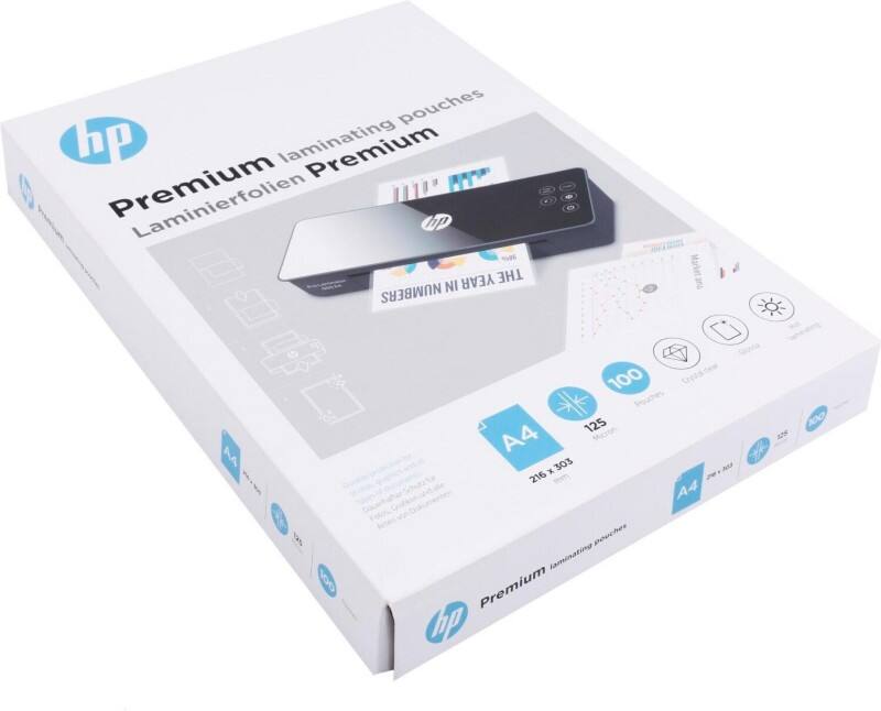 HP Laminierfolien A4 125 Mikron (2 x 125) Transparent