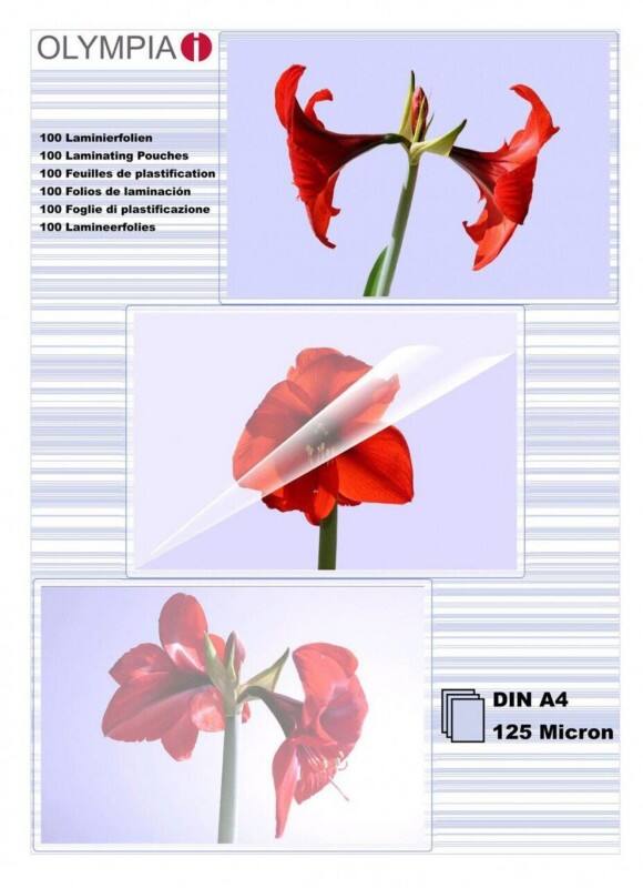 Olympia Laminierfolien A4 125 Mikron (2 x 125)