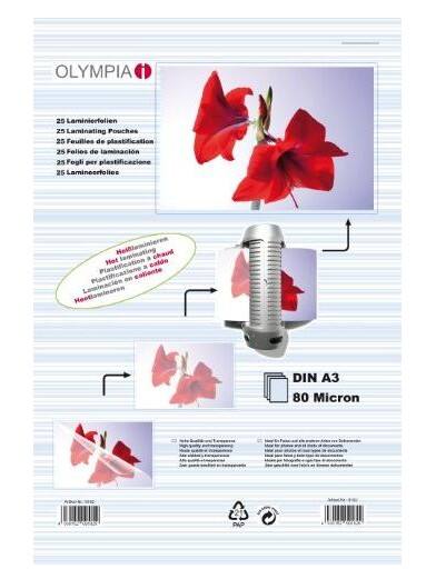 Olympia Laminierfolien A3 80 Mikron (2 x 80)