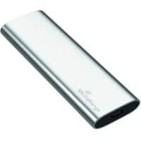 MediaRange Externe Festplatte SSD SSD MR1100 Silber