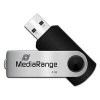 MediaRange USB-Stick MR907 Schwarz, Silber