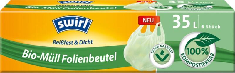 Swirl Müllbeutel 35 L  Transparent 6 Stück