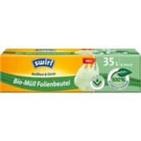 Swirl Müllbeutel 35 L  Transparent 6 Stück