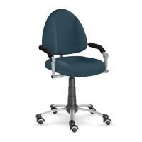 MAYER SITZMOEBEL Drehstuhl 2436 Stoff Blau