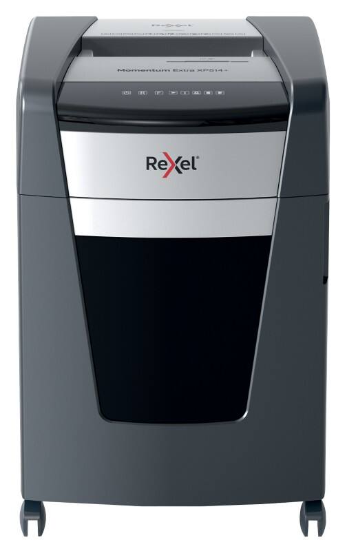 Rexel Momentum Extra Aktenvernichter 15 Blatt Mikroschnitt Sicherheitsstufe P-5 60 L XP514+