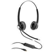 GearLab GLB240450 Verkabelt Stereo Headset Kopfbügel  USB  Schwarz
