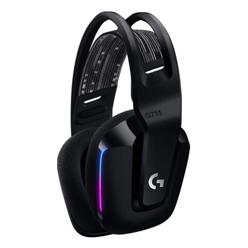 Logitech G733 Lightspeed Kabellos Stereo Headset Kopfbügel Nein Kabellos  Schwarz