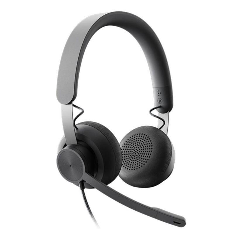 Logitech Zone Verkabelt Headset Kopfbügel USB-C Noise Cancelling Microphone Mit Mikrofon Stereo Schwarz