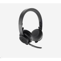 Logitech Zone Kabellos Stereo Headset Kopfbügel  Bluetooth  Schwarz
