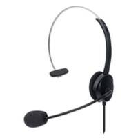 Manhattan Verkabelt Mono Headset Kopfbügel Nein USB  Schwarz