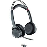 poly Voyager Focus UC B825 Kabellos Stereo Headset Kopfbügel  Bluetooth  Schwarz