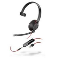 poly 5200 Series Blackwire 5210 Verkabelt Stereo Headset Kopfbügel  3.5 mm Klinke  Schwarz