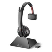 poly Savi 8210 UC Kabellos Mono Headset Kopfbügel Nein Bluetooth  Schwarz