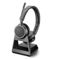 poly Voyager 4220 UC Kabellos Stereo Headset Kopfbügel  Bluetooth  Schwarz