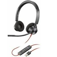 poly 3300 Series Blackwire 3320 Verkabelt Stereo Headset Kopfbügel  3.5 mm Klinke  Schwarz