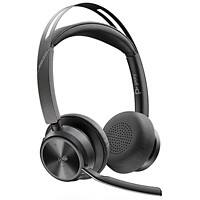 poly Voyager Focus 2 UC Verkabelt / Kabellos Stereo Headset Kopfbügel  Bluetooth  Schwarz