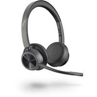 poly Voyager Voyager 4320 Kabellos Stereo Headset Kopfbügel  Bluetooth  Schwarz
