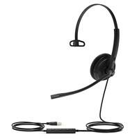 Yealink Yealink UH34 Lite Verkabelt Mono Headset Kopfbügel  USB  Schwarz