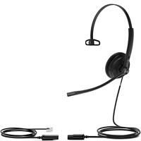 Yealink Yealink YHS34 Lite Verkabelt Mono Headset Kopfbügel   Schwarz