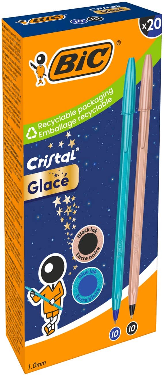 BIC Kugelschreiber Gemischt 0,32 mm Mittlere Strichstärke Nachfüllbar 20 Stück