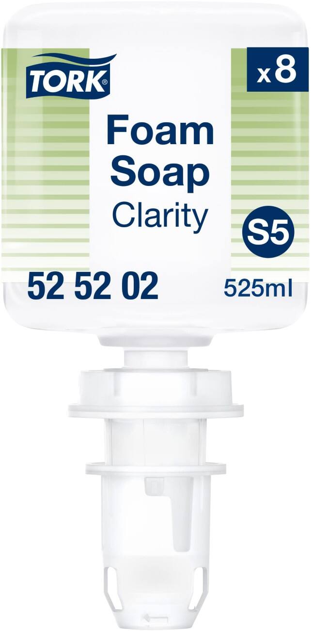 Tork S5 Flüssigseife Nachfüllung Schaumstoff Transparent 525202 8 Stück à 525 ml