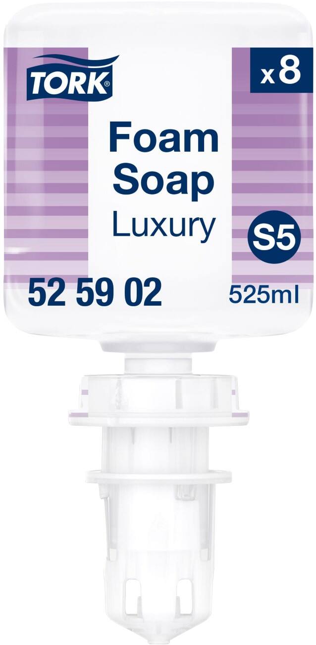 Tork S5 Flüssigseife Nachfüllung Schaumstoff Transparent 525902 8 Stück à 525 ml