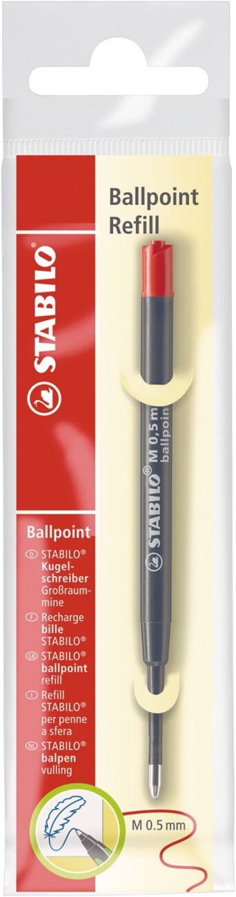 STABILO Pointball Kugelschreiber-Mine 0,5 mm Mittel Rot