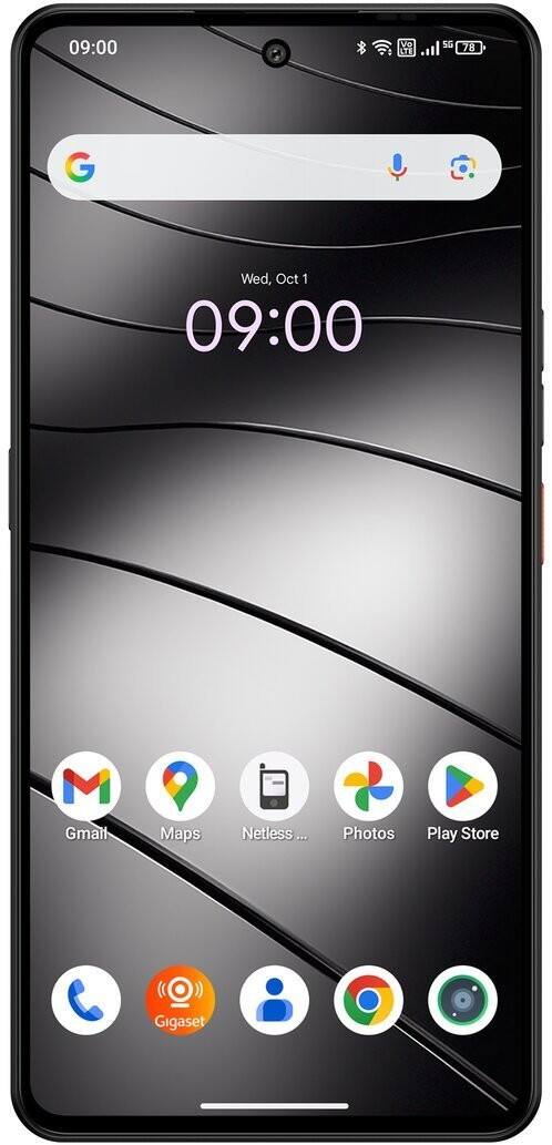 Gigaset GS6 Pro Dual-SIM 5G 128 GB Schwarz