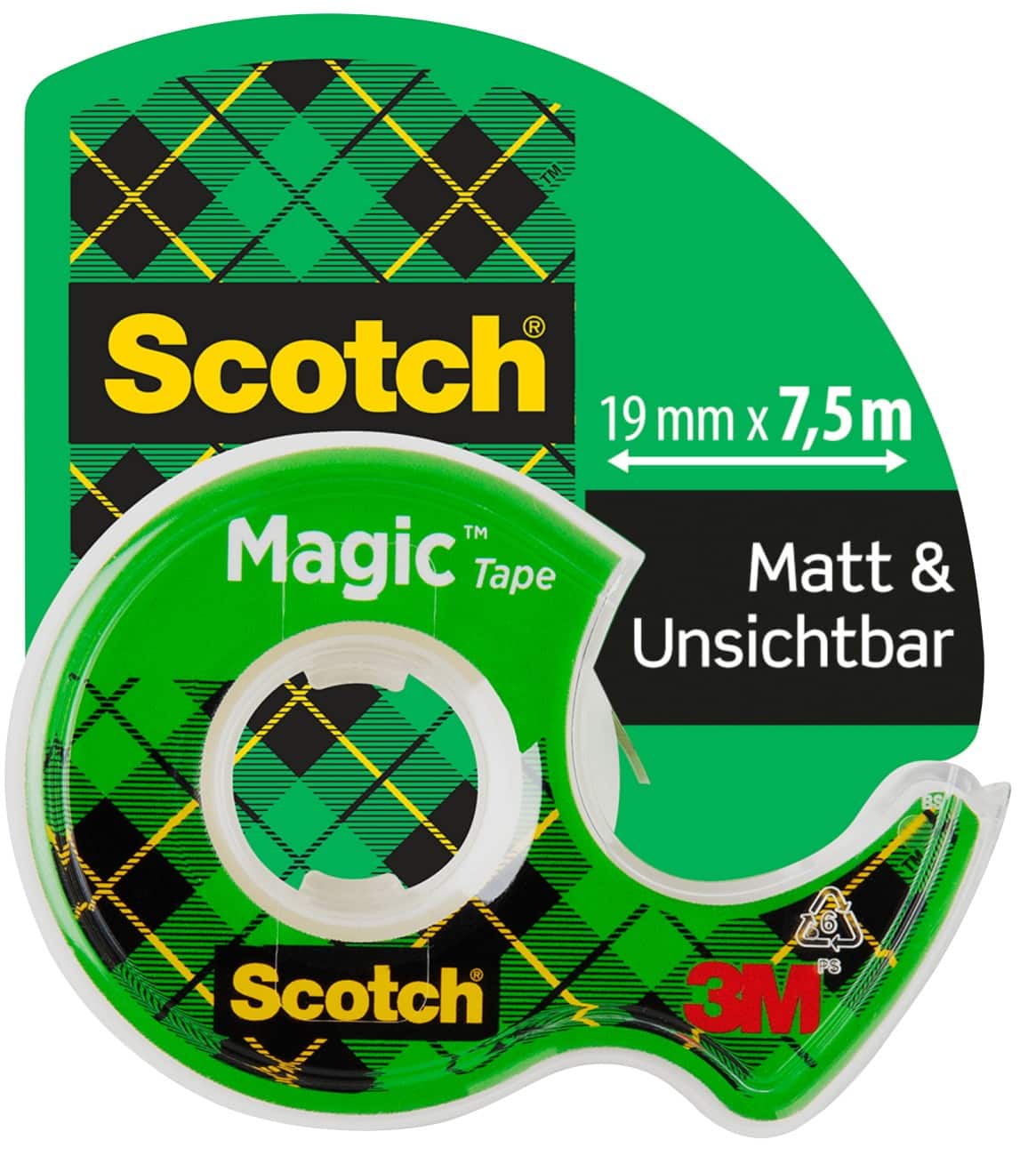 Scotch Klebebandabroller Magic 810H1975 Grün 83 mm (B) x 25 m (L)