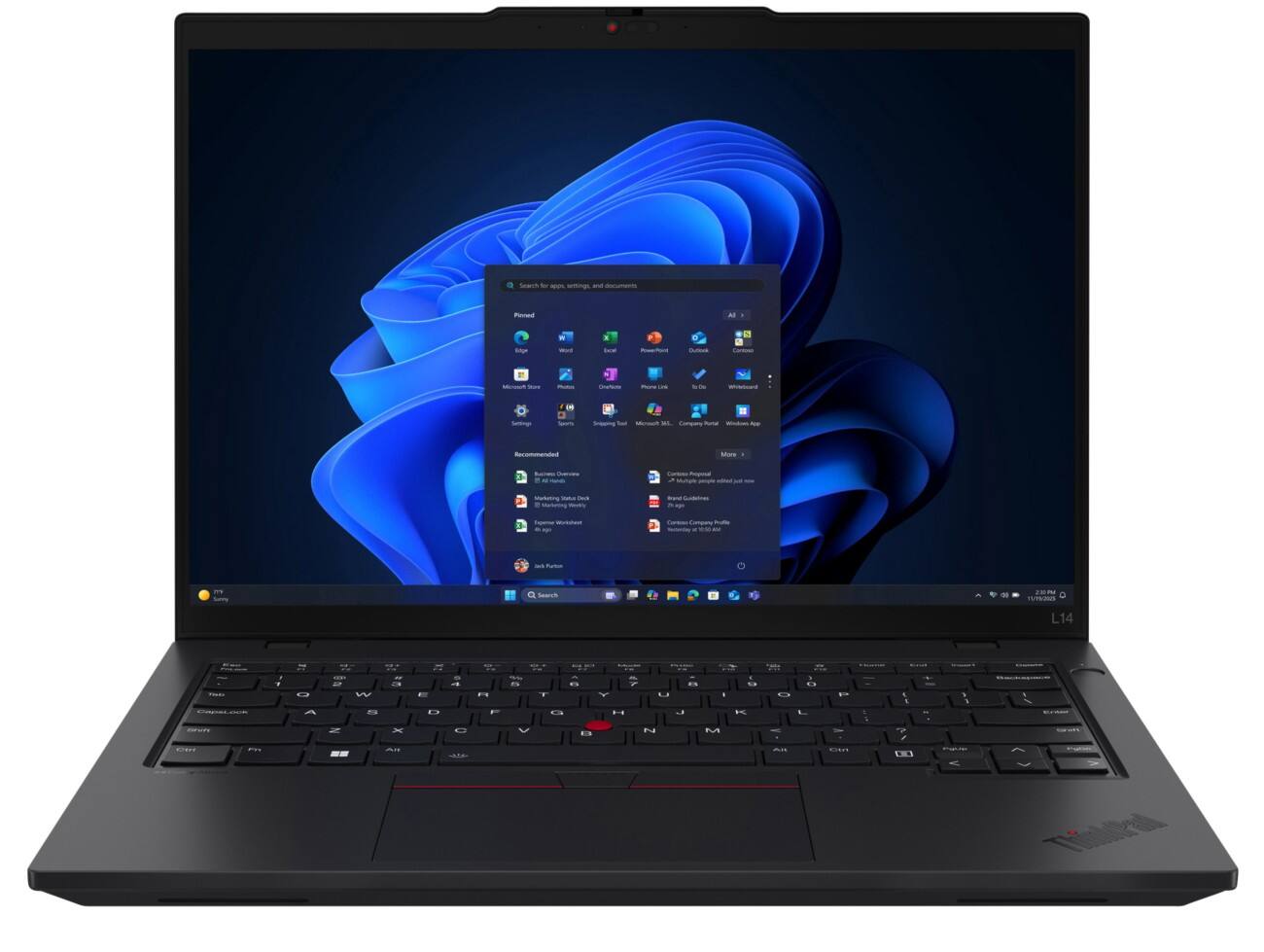 Lenovo ThinkPad L14 G6 Laptop 35,6 cm (14") 225U 3,2 GHz 32 GB Intel-Grafikkarte Windows 11 Pro
