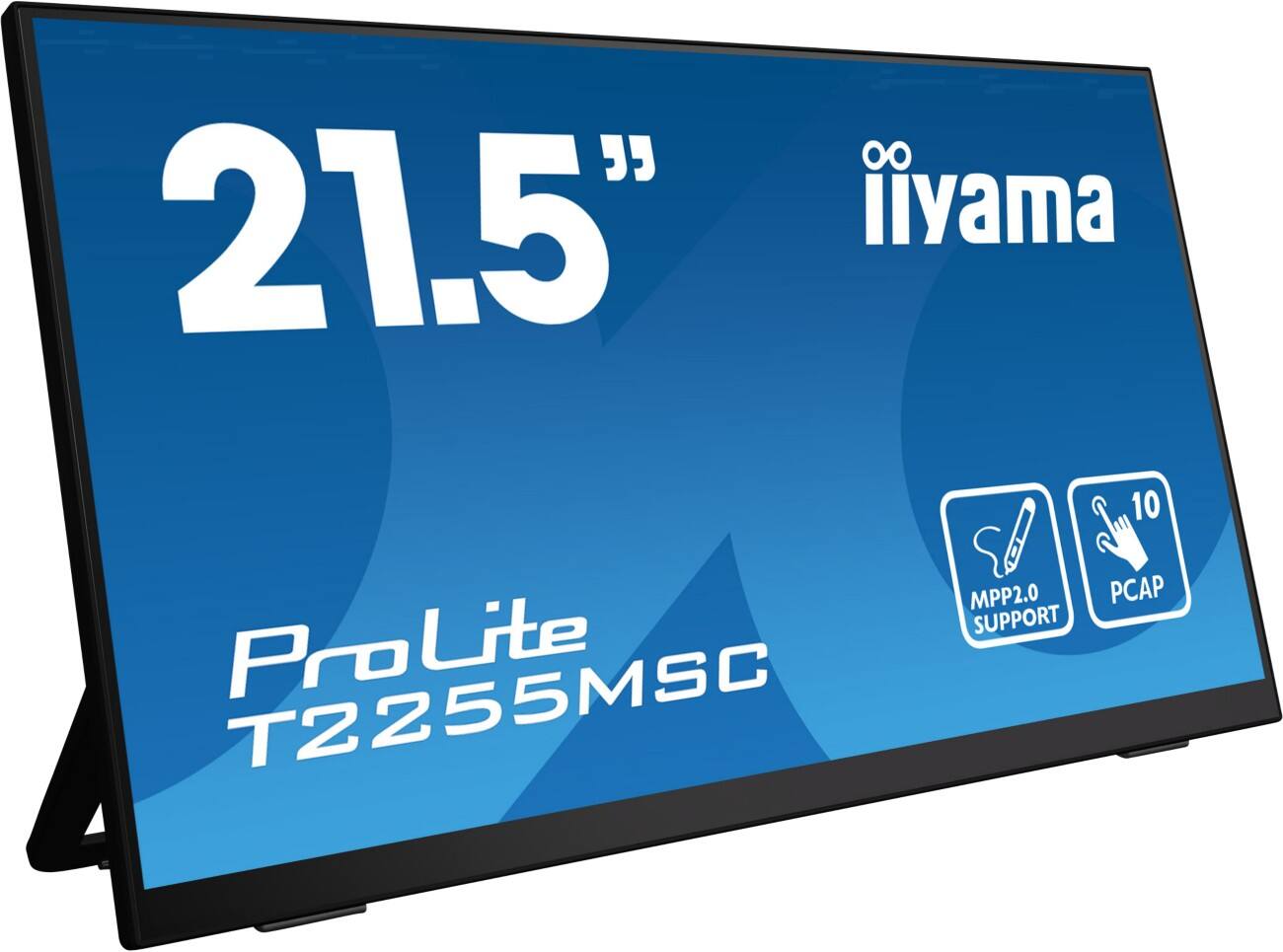 iiyama ProLite T2255MSC-B1 21,5-Zoll Tragbarer Touchscreen Full HD LCD IPS 5 ms T2255MSC-B1