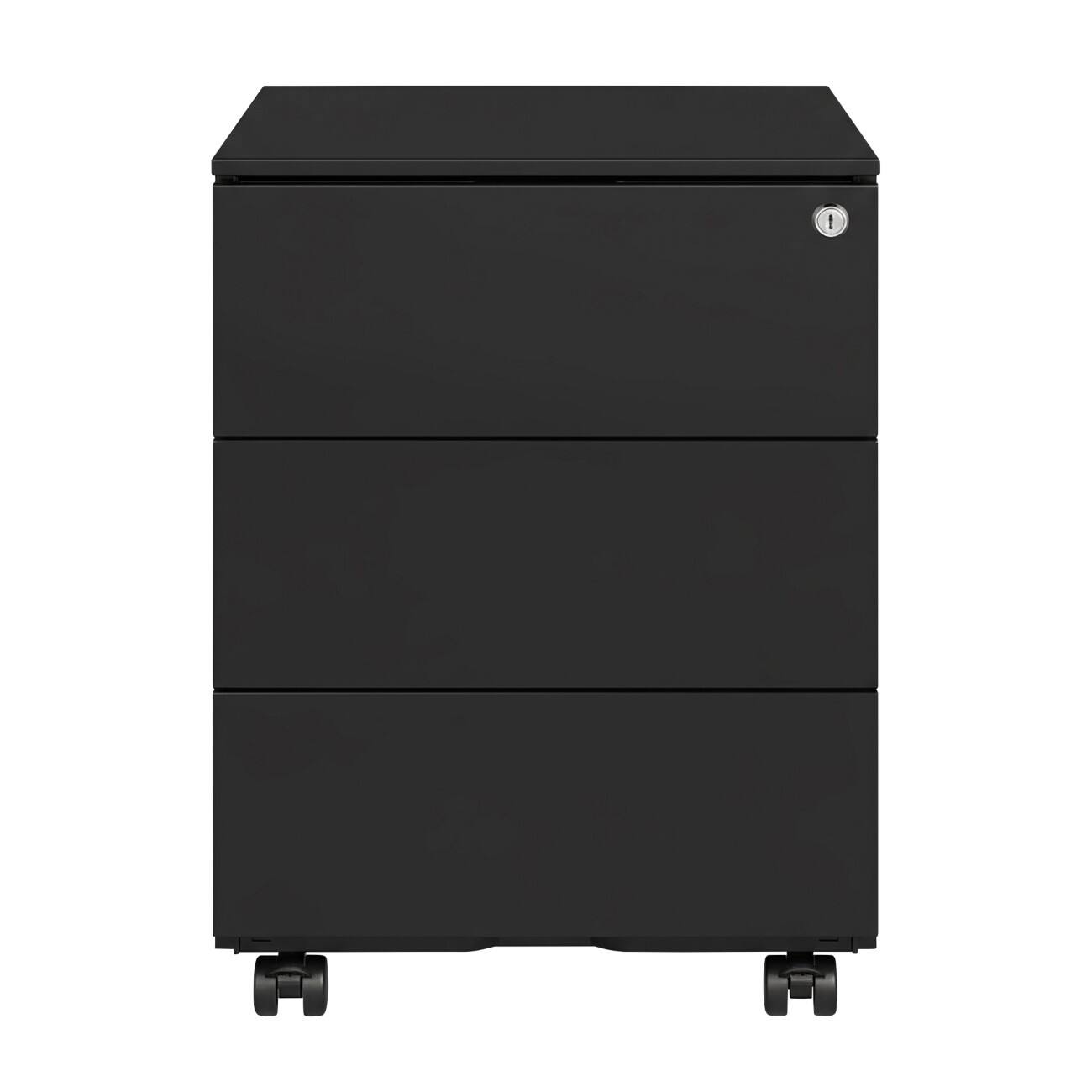 SONGMICS Schubladenschrank Schwarz 390 x 450 x 550 mm