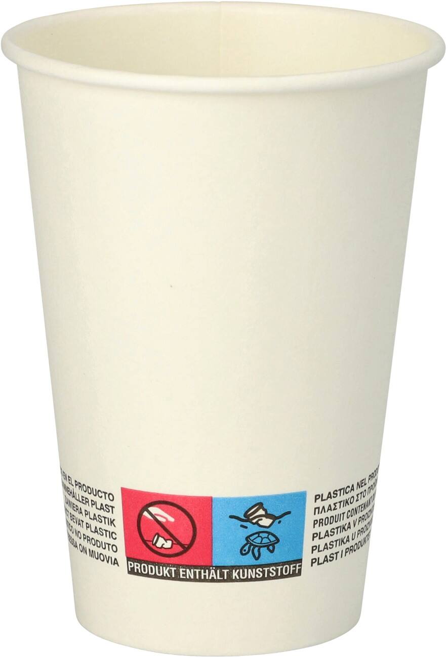 PAPSTAR Einwegbecher 180 ml Weiß 100 Stück