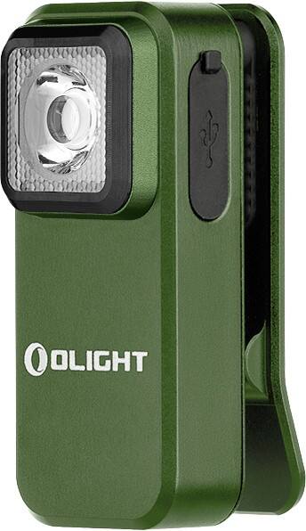 Olight Oclip LED-Clip-Taschenlampe mit Magnetfuß Grün