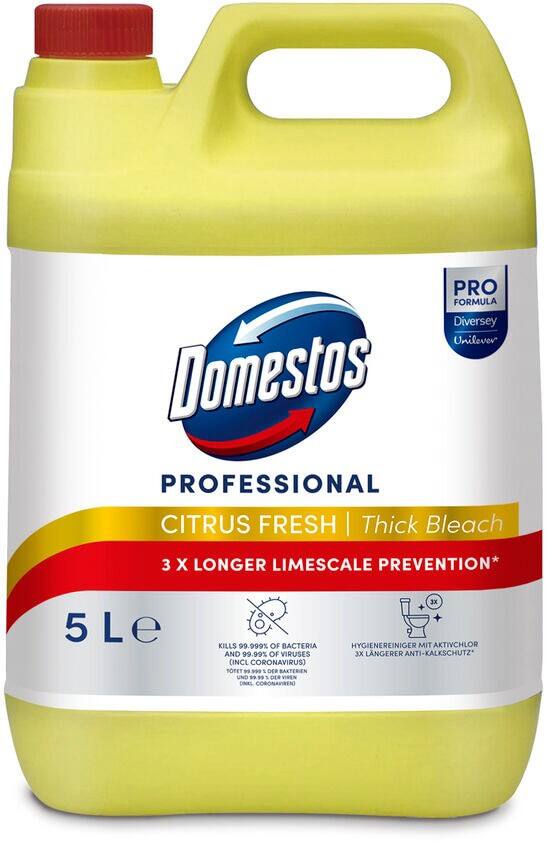 Domestos Professional Bleichmittel flüssig Zitrusduft 5 L