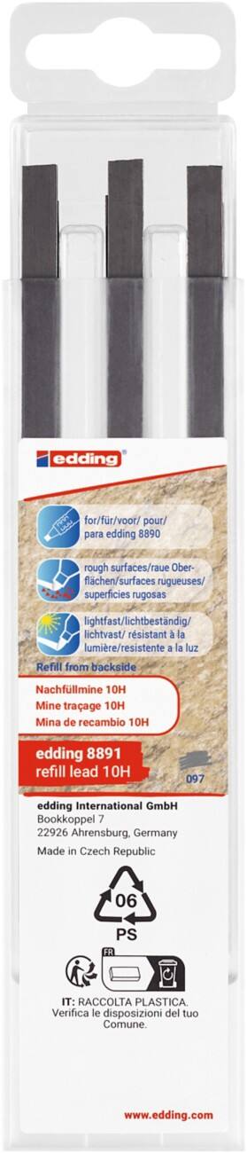 edding Bleistiftminen Graphit 8891 6 Stück