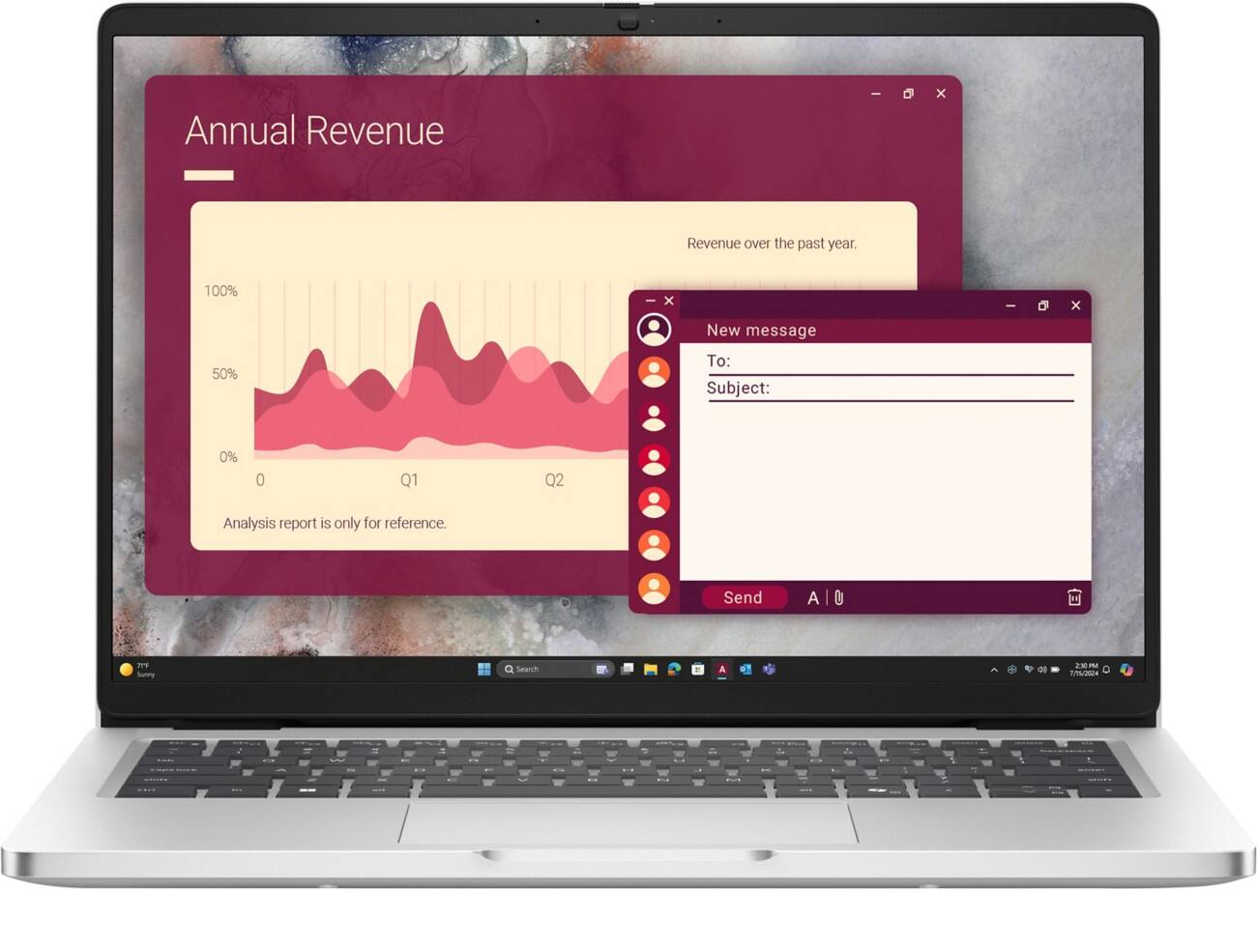 Dell Pro 14 Laptop 35,6 cm (14") 255U 2 GHz 16 GB Intel-Grafikkarte Windows 11 Pro