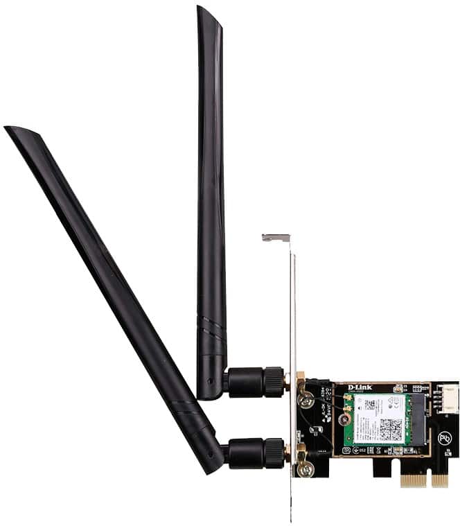D-Link DWA-X582 Router AX3000 Wi-Fi 6 PCIe-Netzwerkkarte Schwarz