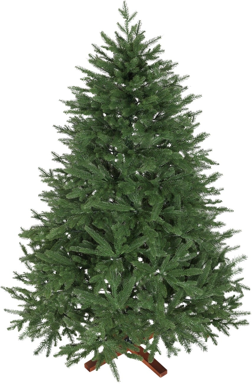 HOMCOM Künstlicher Weihnachtsbaum Naturgetreu Grün 180 cm