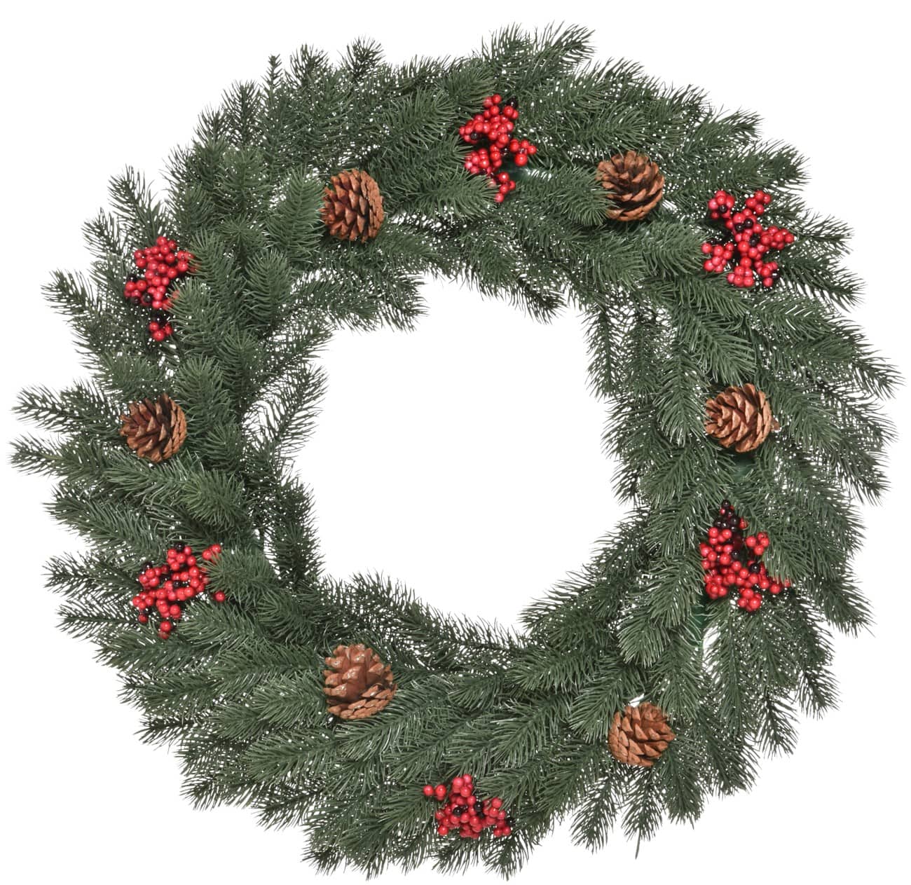 HOMCOM Künstlicher Weihnachtskranz 60 cm