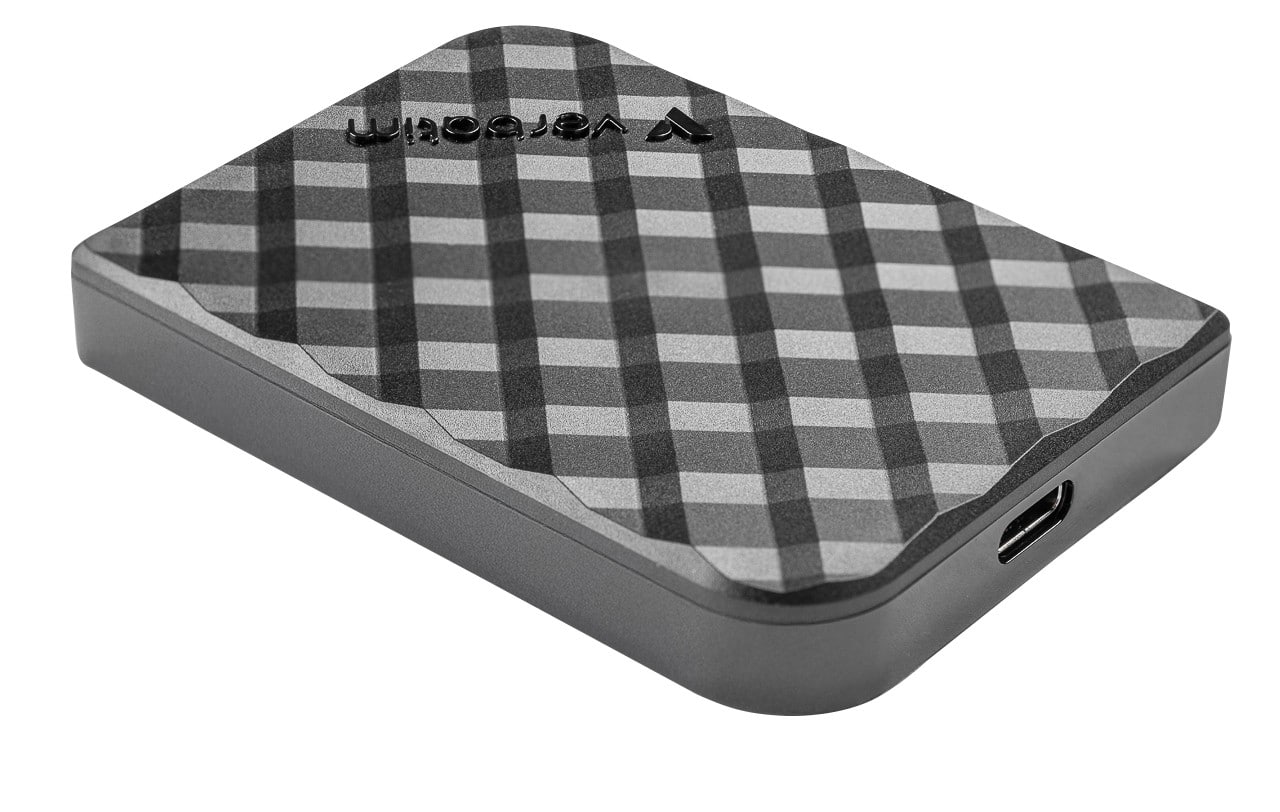 Verbatim Store ‚n‘ Go Mini Diamond tragbare SSD-Festplatte 1 TB USB-C 3.2 Gen 2, 1000 Mb/s Schwarz – 32025