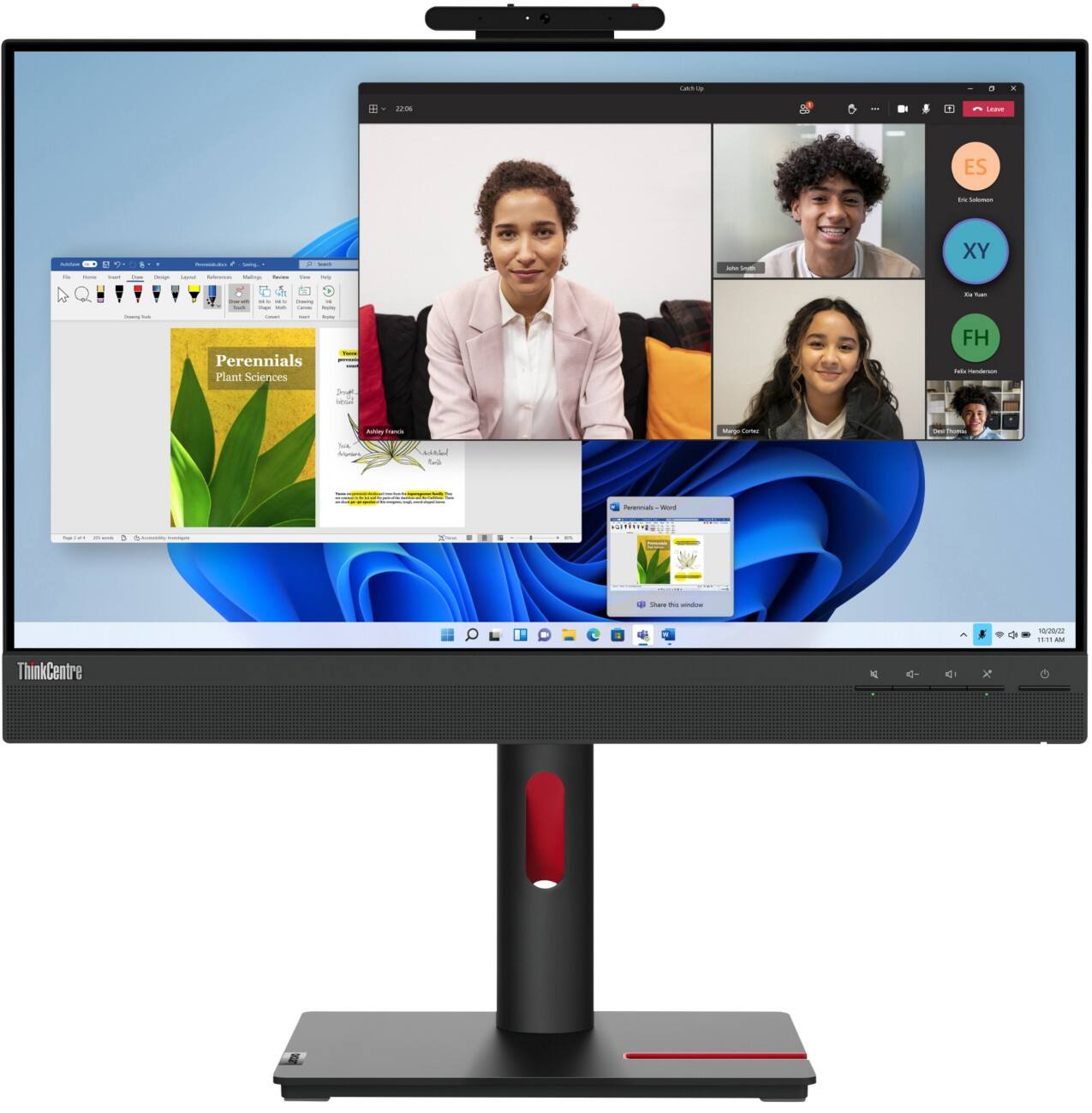 Lenovo ThinkCentre TIO-24 23.8-Zoll-Monitor Full HD LED IPS 6 ms 12NAGAT1EU