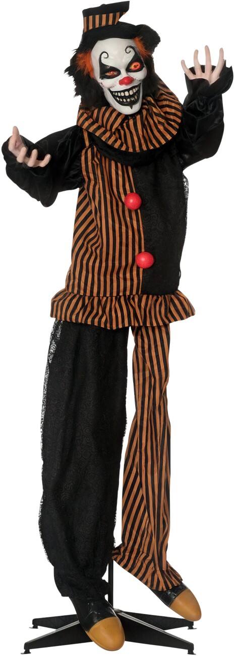OutSunny Clown Halloween-Deko PL (Polyester), Kunststoff Mehrfarbig 120 L x 20 B x 170 H cm