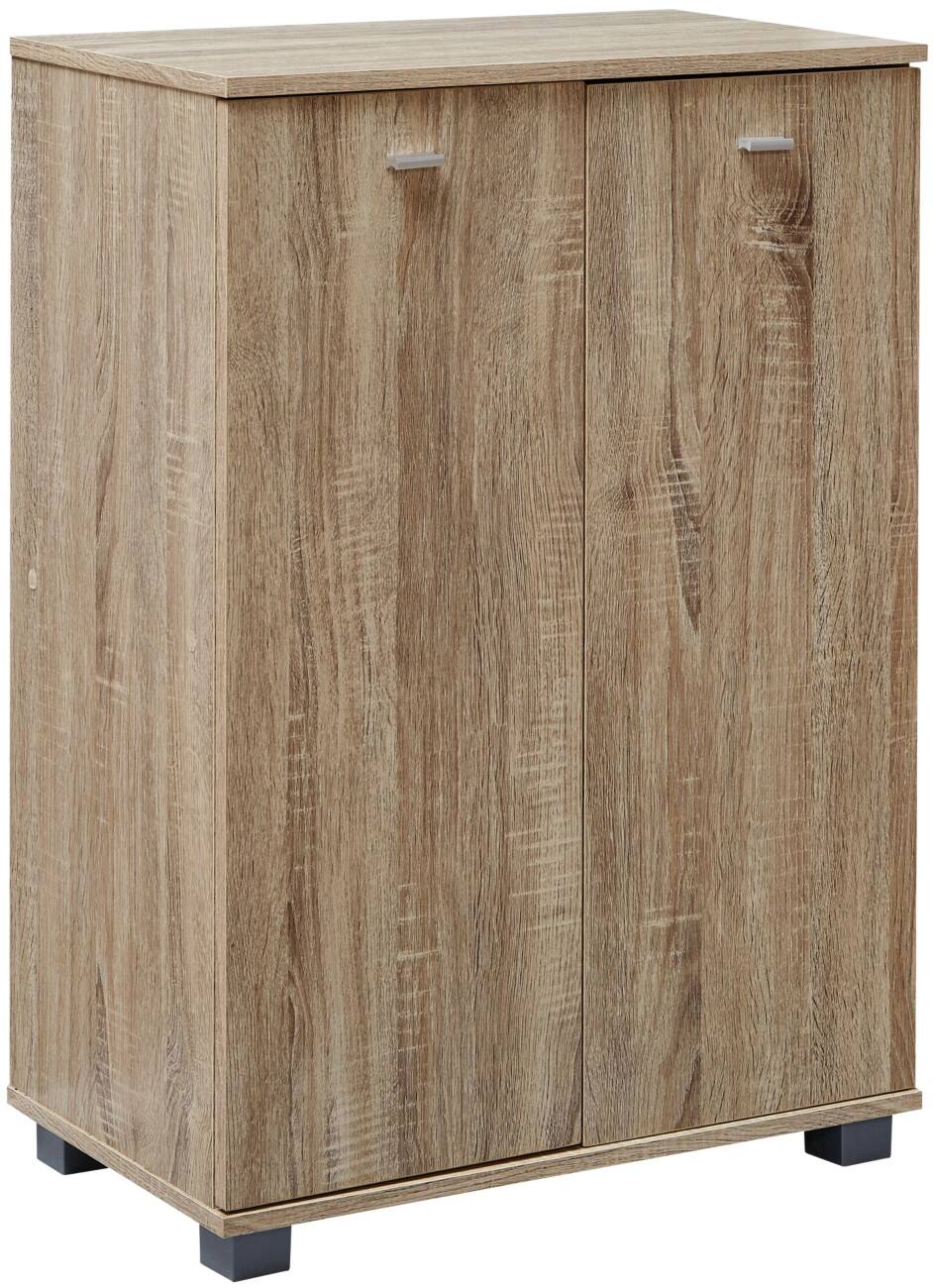 WOHNLING Schuhschrank Laminierte Spanplatte Board 2 Tür