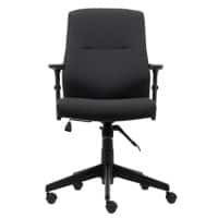 Realspace Ergonomischer Bürostuhl Stanley Stoff Schwarz