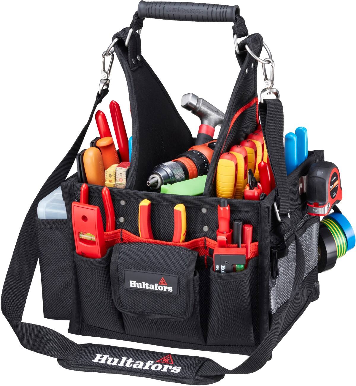 Hultafors Elektriker-Tasche Schwarz, Rot