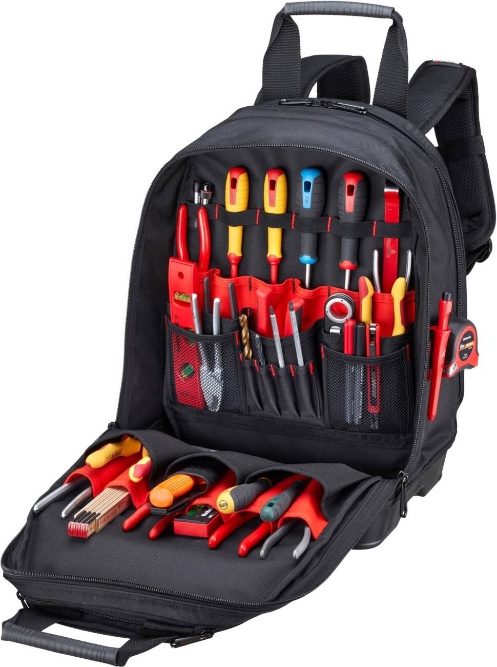 Hultafors Werkzeugrucksack 37 x 34 x 48 cm Schwarz, Rot